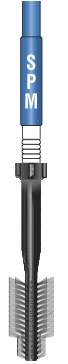 Detail ty�e Olimpic Club Gold Brush Grip - 30 mm - 33475